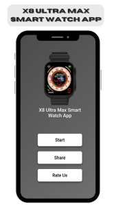 اسکرین شات 2 برنامه X8 Ultra Smart Watch App