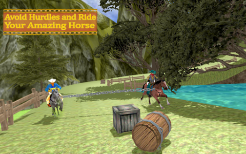 اسکرین شات بازی Chained Horse Racing Game-New Horse Derby Racing 3