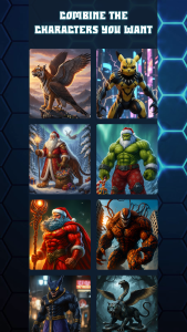 اسکرین شات 3 برنامه Ai Mix: Character Merge