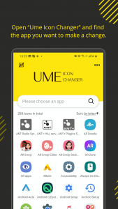 اسکرین شات 1 برنامه Icon Changer - for app icons