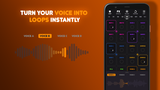 اسکرین شات 4 برنامه Beat Machine: Music Maker & DJ