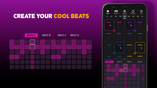 اسکرین شات برنامه Beat Machine: Music Maker & DJ 3