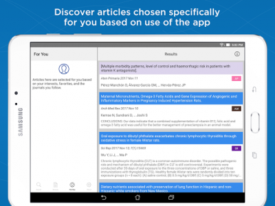 اسکرین شات برنامه Prime: PubMed Journals & Tools 7