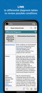 اسکرین شات برنامه DSM-5-TR Differential Dx 8