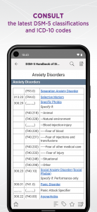 اسکرین شات برنامه DSM-5 Differential Diagnosis 5