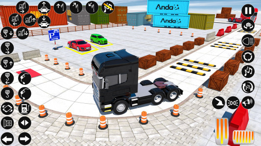 اسکرین شات بازی Real Truck Parking Truck Games 2