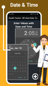 اسکرین شات 4 برنامه Blood Pressure Monitor (BP)