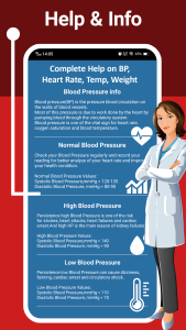 اسکرین شات 7 برنامه Blood Pressure Monitor (BP)