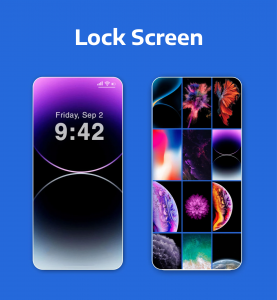 اسکرین شات برنامه Lock Screen OS 17 1