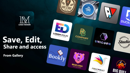 اسکرین شات 7 برنامه Logo Maker App - Logo Creator