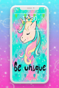 اسکرین شات 4 برنامه Unicorn Wallpaper