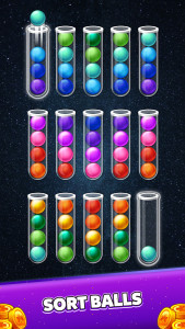 اسکرین شات 1 بازی Woody Sort: Ball Sort Puzzle