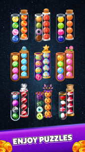 اسکرین شات 5 بازی Woody Sort: Ball Sort Puzzle