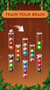 اسکرین شات 5 بازی Woody Sort: Ball Sort Puzzle
