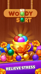 اسکرین شات 8 بازی Woody Sort: Ball Sort Puzzle