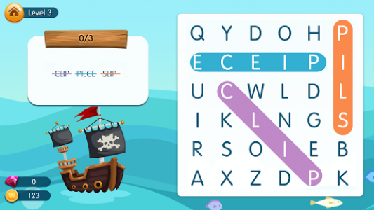 اسکرین شات بازی Word Pirates: Free Word Search and Word Games 1