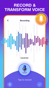 اسکرین شات برنامه Voice Changer Call Voice 2