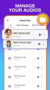 اسکرین شات برنامه Voice Changer Call Voice 7