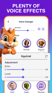 اسکرین شات برنامه Voice Changer Call Voice 5