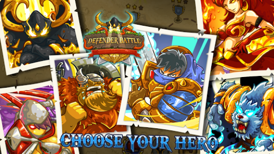 اسکرین شات بازی Defender Battle: Hero Kingdom Wars - Strategy Game 1
