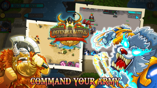اسکرین شات بازی Defender Battle: Hero Kingdom Wars - Strategy Game 3