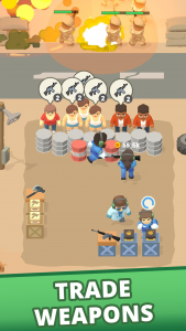 اسکرین شات 2 بازی Idle Army: Trading Weapons