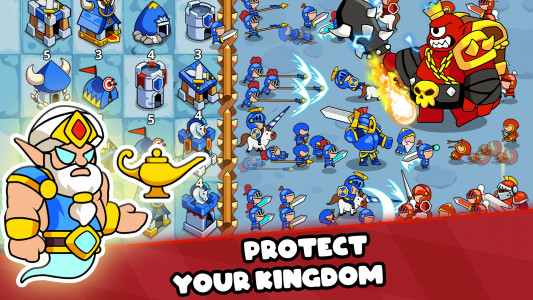 اسکرین شات 5 بازی Save The Kingdom: Merge Towers