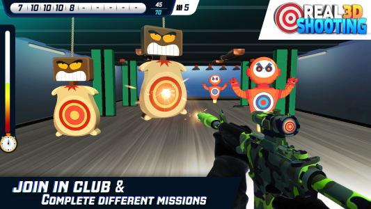 اسکرین شات 5 بازی Sniper Shooting: Gun Games 3D