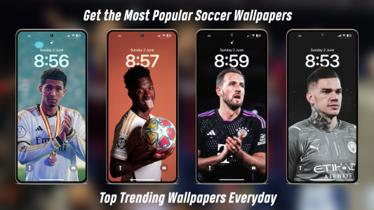 اسکرین شات 5 برنامه Football Wallpaper HD 4K