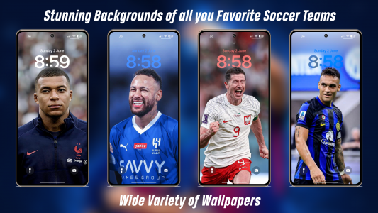 اسکرین شات 3 برنامه Football Wallpaper HD 4K