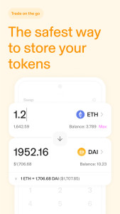 اسکرین شات 3 برنامه Uniswap: Crypto & NFT Wallet
