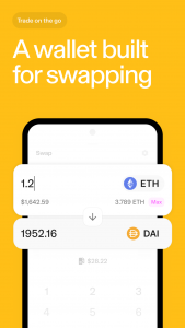 اسکرین شات برنامه Uniswap: Crypto & NFT Wallet 3