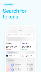 اسکرین شات 4 برنامه Uniswap: Crypto & NFT Wallet
