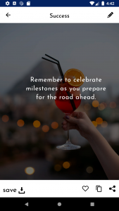 اسکرین شات 6 برنامه Positive Quotes