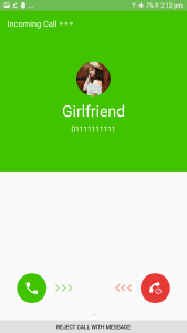 اسکرین شات 2 برنامه Fake Call - Prank