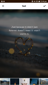 اسکرین شات 4 برنامه Sad Quotes