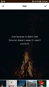 اسکرین شات 3 برنامه Sad Quotes