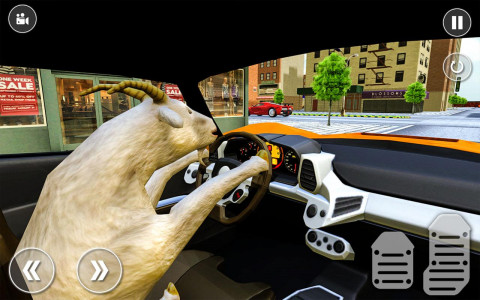 اسکرین شات بازی Crazy Goat Car Driving Sim 1