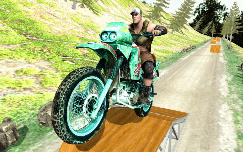 اسکرین شات بازی Wrestlers Moto Stunts Racer 1