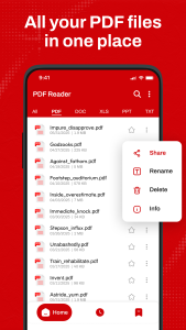 اسکرین شات 8 برنامه PDF Reader : Read All PDF