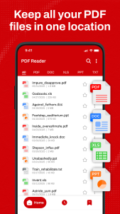 اسکرین شات 1 برنامه PDF Reader : Read All PDF