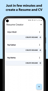 اسکرین شات برنامه Resume Builder - CV Maker 2