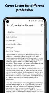 اسکرین شات برنامه Resume Builder - CV Maker 8
