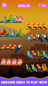 اسکرین شات بازی Bird Sort Puzzle - Bird Games 4
