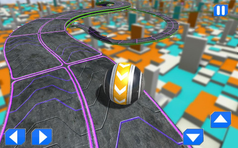 اسکرین شات بازی Balance the Rolling Ball 3
