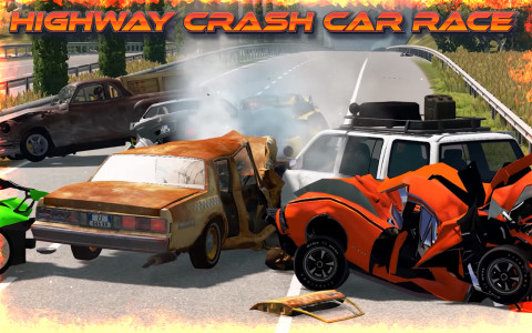 اسکرین شات بازی Highway Crash Car Race 4