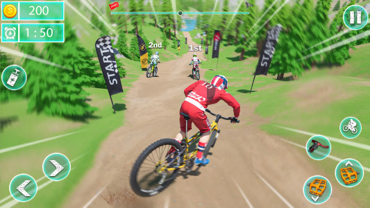 اسکرین شات بازی MTB Downhill: BMX Racer 4