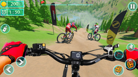 اسکرین شات بازی MTB Downhill: BMX Racer 2
