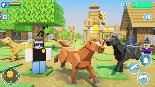 اسکرین شات 3 بازی Wild Pony Craft Family Sim 3D