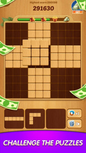 اسکرین شات بازی Lucky Woody Puzzle - Block Puzzle Game to Big Win 5